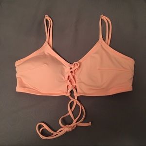 H&M coral bikini top